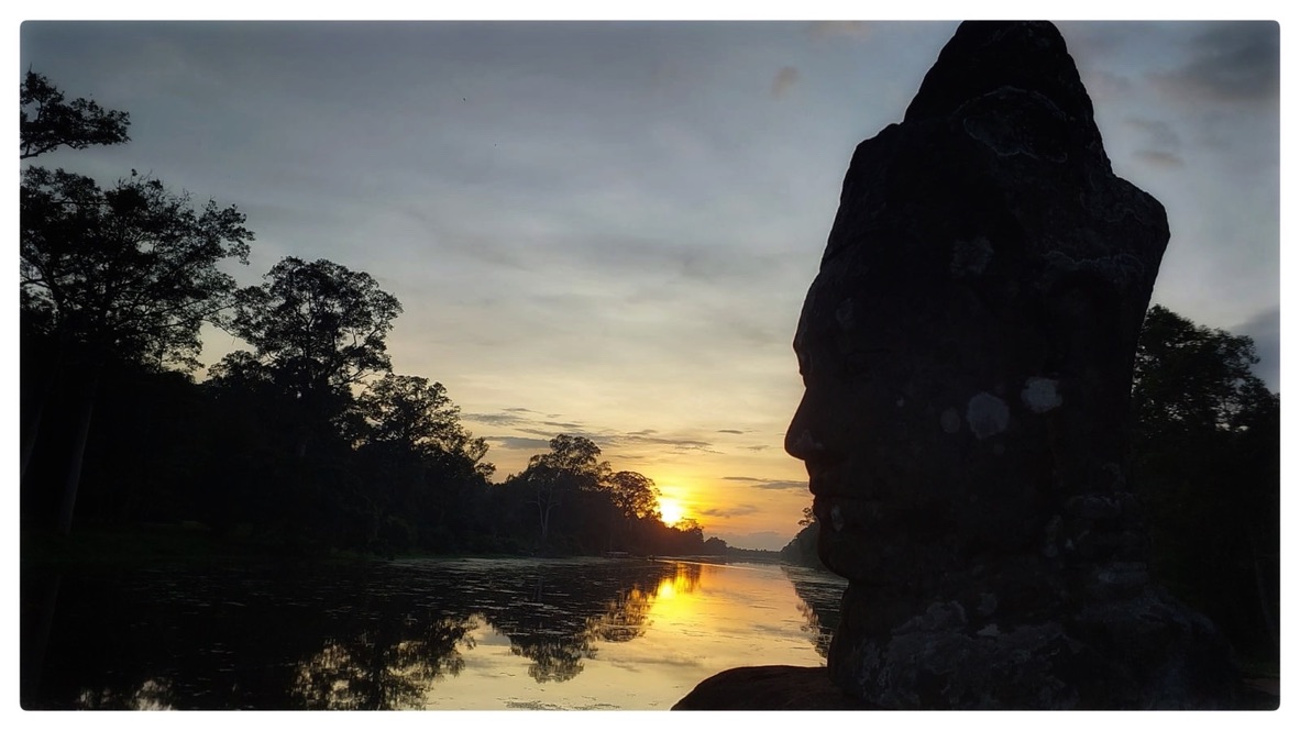 Ta Prohm Temple Guard - Sunset – Ta Prohm Temple, near Siem Reap, Cambodia